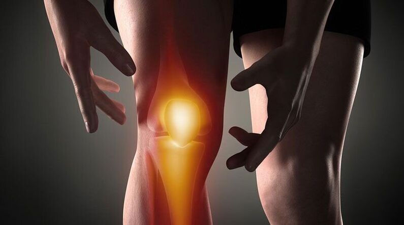 Los trastornos de los procesos metabólicos en las estructuras de la articulación pueden provocar dolor en la rodilla. 