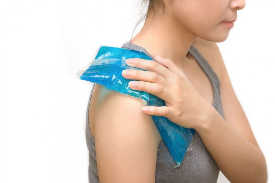 Comprimir para el hombro con artrosis para eliminar el dolor. 
