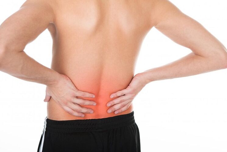 dolor en la espalda baja con osteocondrosis